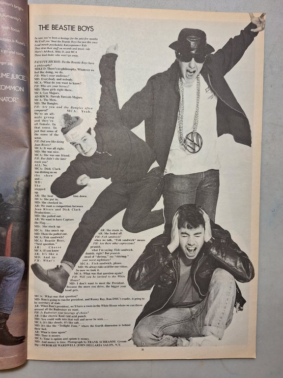 ANDY WARHOL INTERVIEW MAGAZINE,March 1987- RIC OCASEK | Immagine Gallery 3