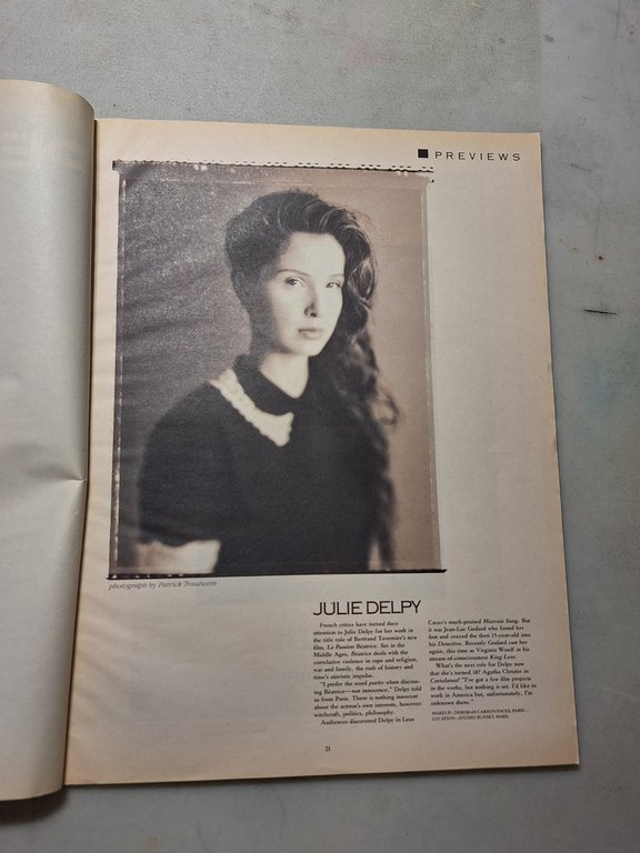 ANDY WARHOL INTERVIEW MAGAZINE,March 1988 - FRANCESCO CLEMENTE | Immagine Gallery 3