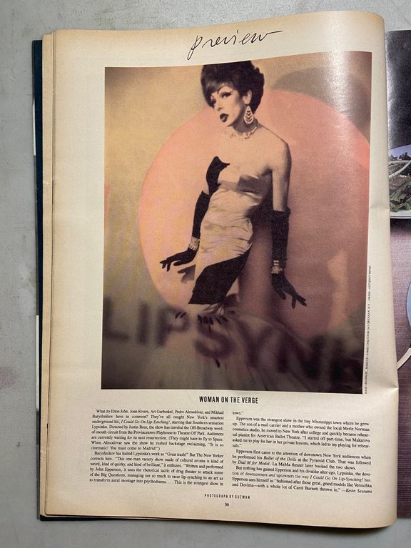 ANDY WARHOL INTERVIEW MAGAZINE,March 1989- JOHN MALKOVICH | Immagine Gallery 5