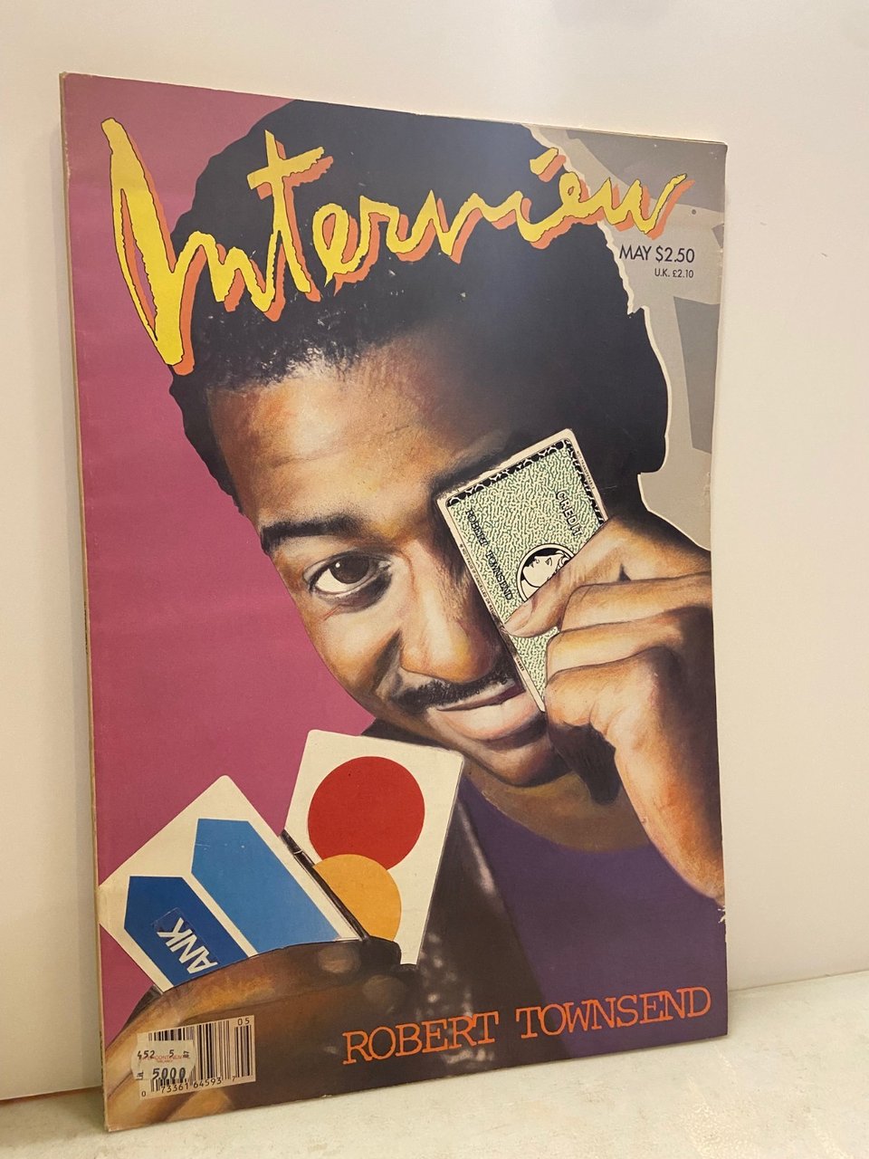 ANDY WARHOL INTERVIEW MAGAZINE,May 1987- ROBERT TOWNSEND | Immagine principale