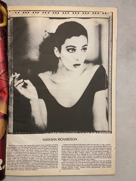 ANDY WARHOL INTERVIEW MAGAZINE,May 1987- ROBERT TOWNSEND | Immagine Gallery 5