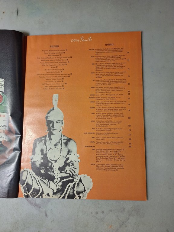 ANDY WARHOL INTERVIEW MAGAZINE,May 1989 - MADONNA | Immagine Gallery 2