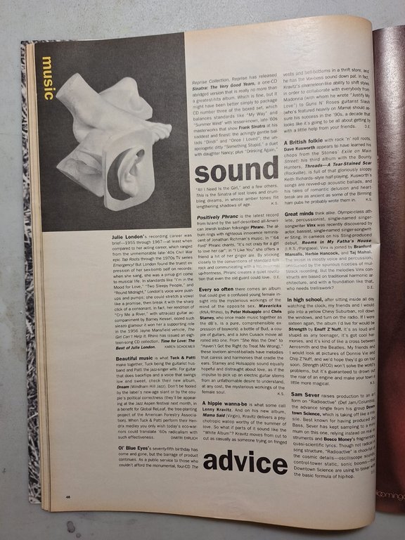 ANDY WARHOL INTERVIEW MAGAZINE, May 1991 - SPRING HAS SPRUNG-ANNETTE … | Immagine Gallery 4