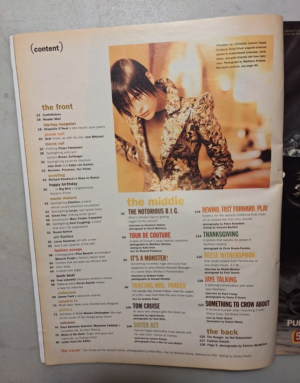 ANDY WARHOL INTERVIEW MAGAZINE,November 1994-AN ISSUE TO CROW ABOUT -TOM … | Immagine Gallery 2