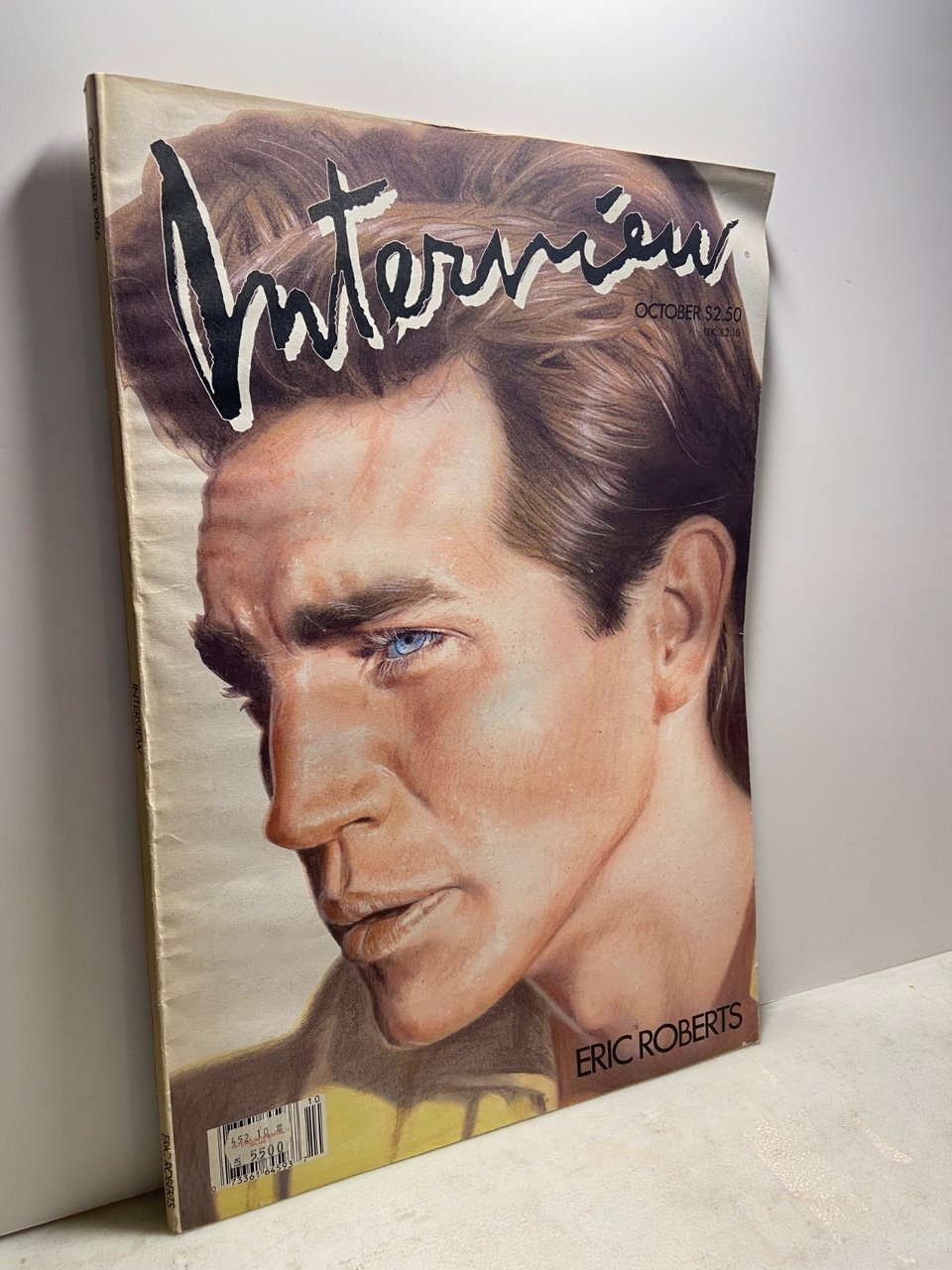 ANDY WARHOL INTERVIEW MAGAZINE,October 1986-ERIC ROBERTS | Immagine principale