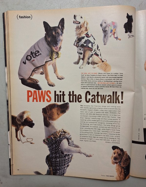 ANDY WARHOL INTERVIEW MAGAZINE,October 1992 - VOTE YOUR MIND-UMA THURMAN | Immagine Gallery 5