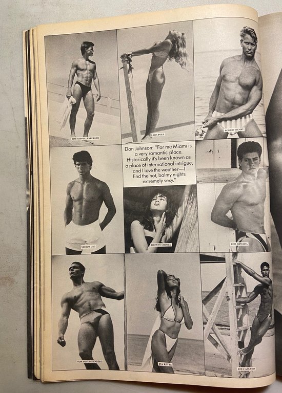 ANDY WARHOL INTERVIEW MAGAZINE,September 1986- DON JOHNSON/MIAMI . LAS VEGAS | Immagine Gallery 5