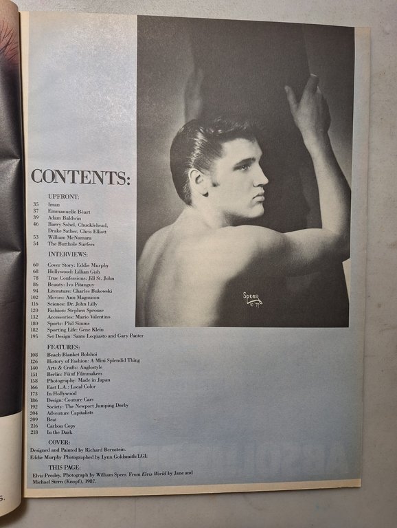 ANDY WARHOL INTERVIEW MAGAZINE,September 1987- EDDIE MURPHY | Immagine Gallery 2