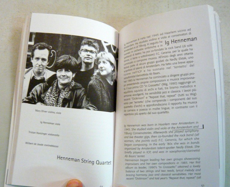 ANGELICA 1996.Caos lirico[catalogo festival musica contemporanea,Bologna