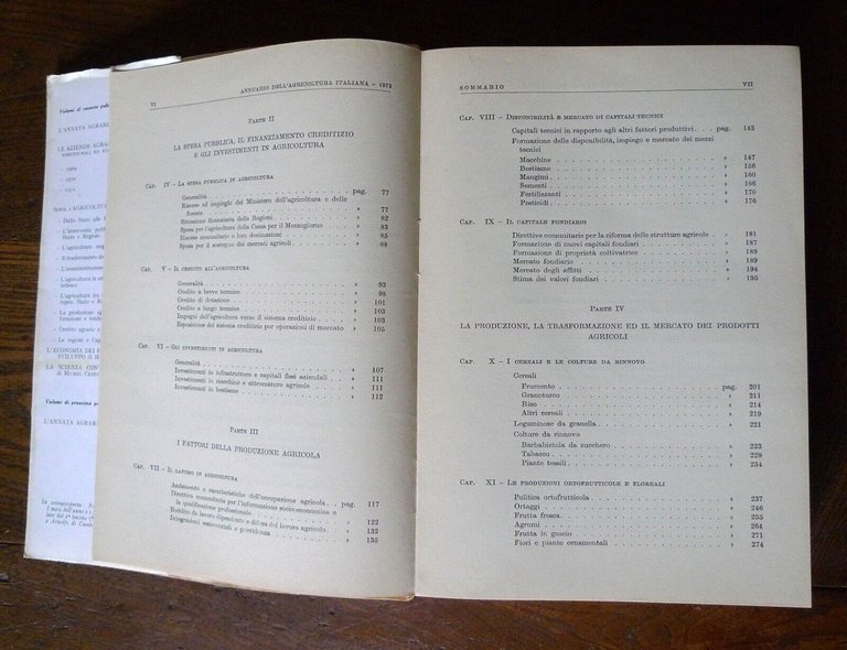 ANNUARIO DELL'AGRICOLTURA ITALIANA VOLUME XXVI, 1972 INEA[ECONOMIA AGRARIA