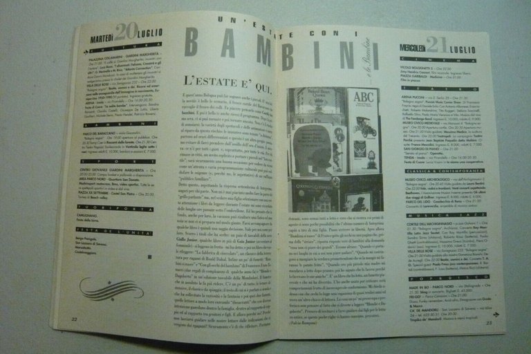 ANTEPRIMA.Sette giorni a Bologna,1993[Franco Ferri,Marco Monari