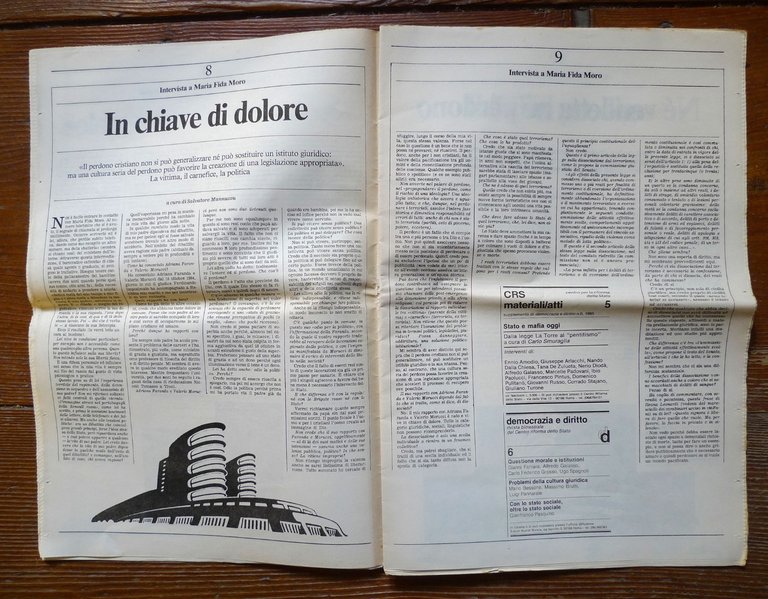 ANTIGONE 6 1986.BIMESTRALE DI CRITICA DELL'EMERGENZA,Manifesto[carceri,mafia | Immagine Gallery 4
