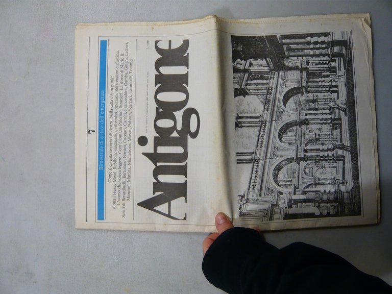 ANTIGONE N°7 Bimestrale di critica dell’emergenza,1986[carcere,lotta armata | Immagine Gallery 2