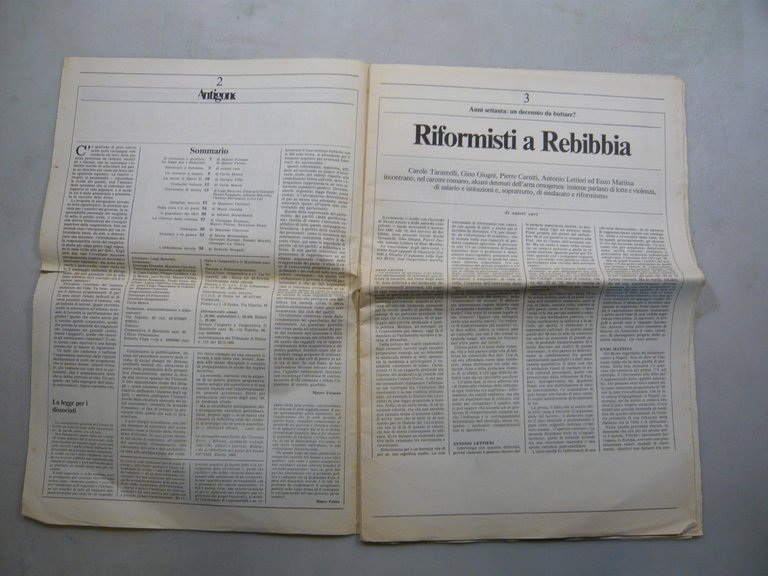 ANTIGONE N°7 Bimestrale di critica dell’emergenza,1986[carcere,lotta armata | Immagine Gallery 3