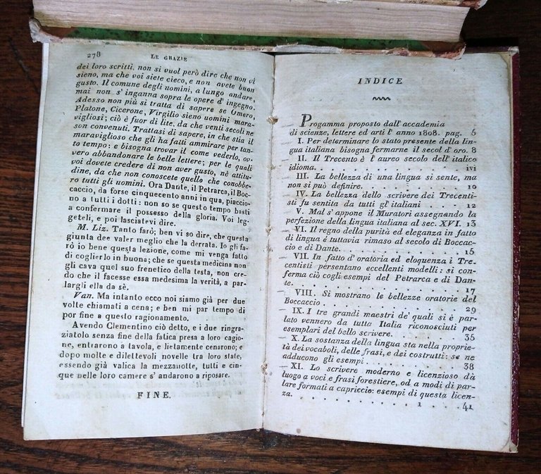 ANTONIO CESARI,DISSERTAZIONE SOPRA LO STATO PRESENTE DELLA LINGUA ITALIANA,1832