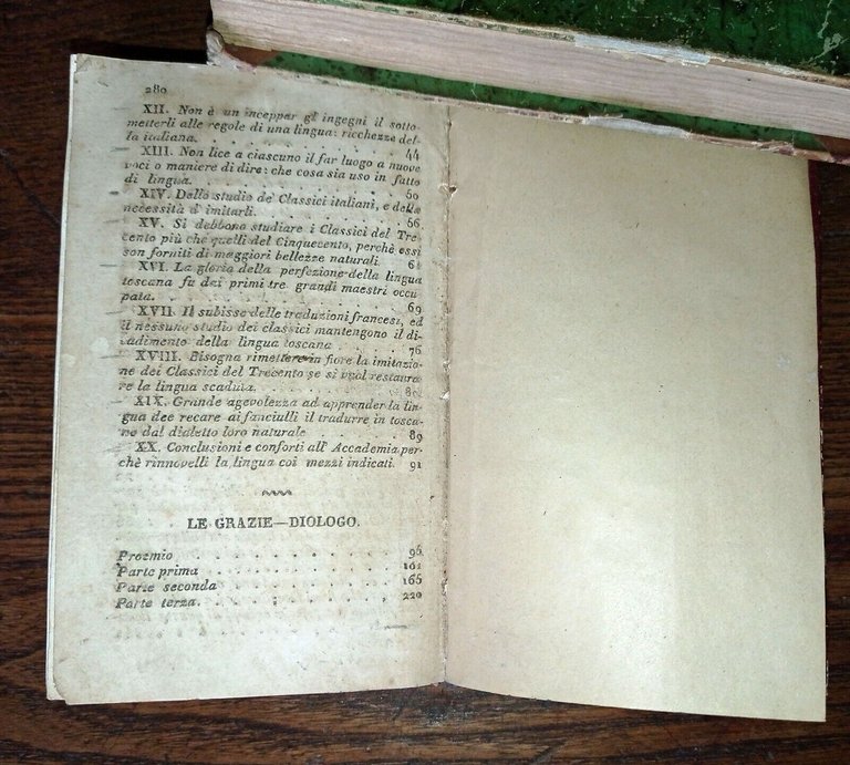 ANTONIO CESARI,DISSERTAZIONE SOPRA LO STATO PRESENTE DELLA LINGUA ITALIANA,1832
