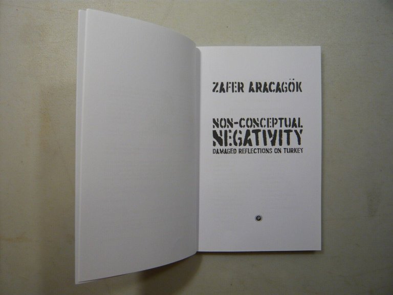 Aracagok,NON-CONCEPTUAL NEGATIVITY DAMAGED REFLECTIONS ON TURKEY,2019