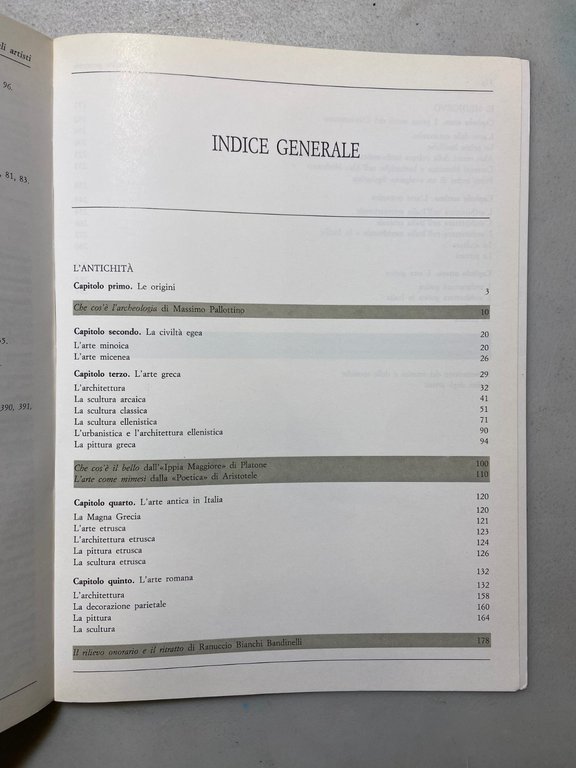 Argan,STORIA DELL’ARTE ITALIANA vol. 1 Dall’antichità a Duccio,Sansoni 1991 | Immagine Gallery 2