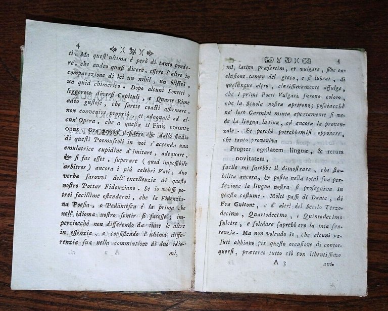 ARISTARCO SCANABUE,RIME PEDANTESCHE DI CELEBRE AUTOR CALABRESE,1780 Londra