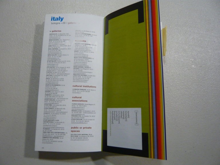 ART DIARY INTERNATIONAL 2007 2008, Giancarlo Politi editore