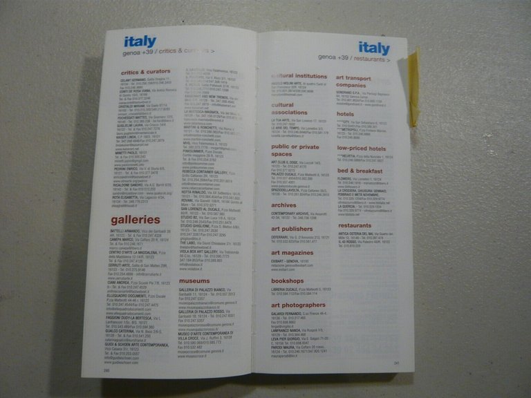 ART DIARY INTERNATIONAL 2007 2008, Giancarlo Politi editore