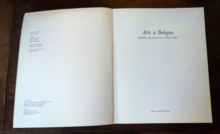 ARTE A BOLOGNA.BOLLETTINO DEI MUSEI CIVICI D'ARTE ANTICA 1,1990 Nuova …