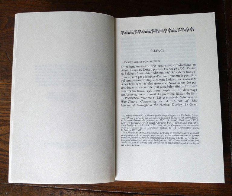 Arthur Ponsonby,MENSONGES ET RUMEURS EN TEMPS DE GUERRE,1996[storia,revisionismo