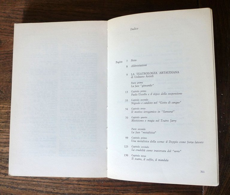 Artioli/Bartoli,TEATRO E CORPO GLORIOSO.Saggio su Antonin Artaud,'78 Feltrinelli