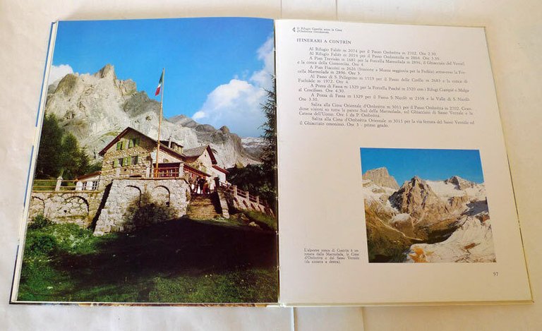 Artoni,SELLA MARMOLADA.DOLOMITI OCCIDENTALI.Guida,1975 Manfrini[alpinismo,rifugi