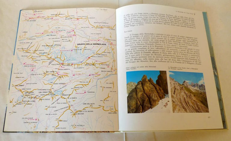 Artoni,SELLA MARMOLADA.DOLOMITI OCCIDENTALI.Guida,1975 Manfrini[alpinismo,rifugi