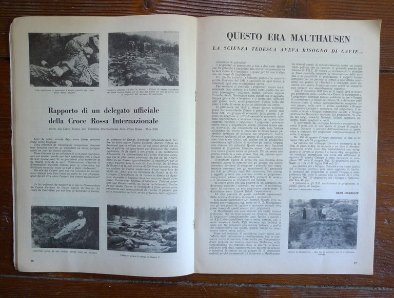 ASS.NAZ.EX DEPORTATI POLITICI IN GERMANIA,L'OBLIO È COLPA,1953[lager,nazismo | Immagine Gallery 6