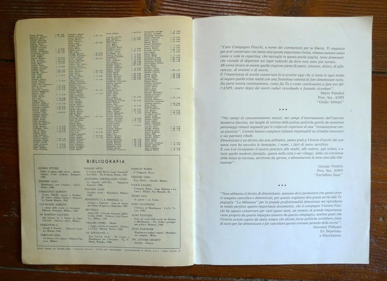 ASS.NAZ.EX DEPORTATI POLITICI IN GERMANIA,L'OBLIO È COLPA,1953[lager,nazismo | Immagine Gallery 8
