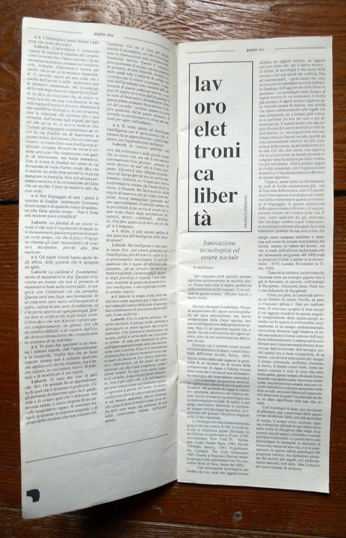aTRAVERSO 3 Mag-Giu 1987.RIVISTA DI CRITICA DEL TEMPO[Bologna,Bifo,Guattari | Immagine Gallery 4