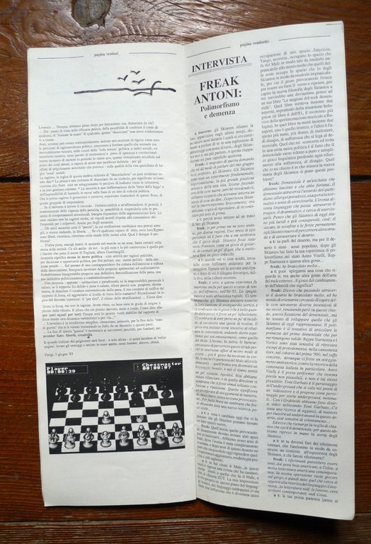 aTRAVERSO 3 Mag-Giu 1987.RIVISTA DI CRITICA DEL TEMPO[Bologna,Bifo,Guattari | Immagine Gallery 8