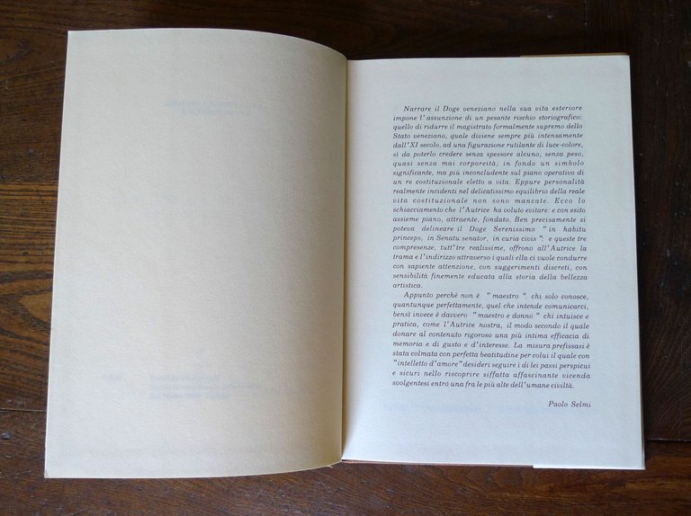 Augusti Ruggeri,LA VITA PUBBLICA DEL DOGE A PALAZZO DUCALE,1989 Venezia,Grafica