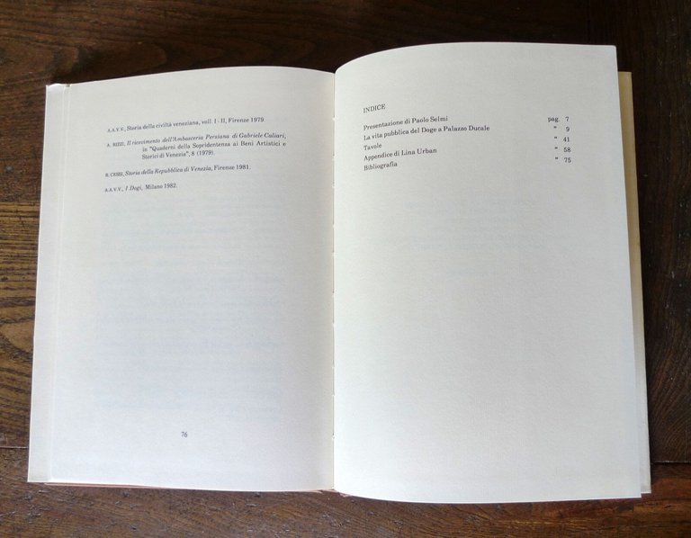 Augusti Ruggeri,LA VITA PUBBLICA DEL DOGE A PALAZZO DUCALE,1989 Venezia,Grafica