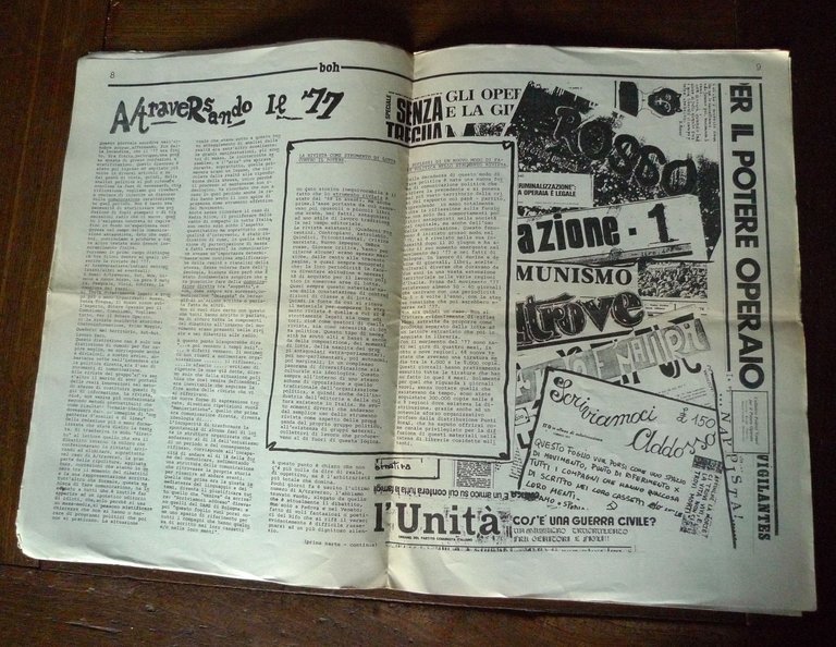 AUTONOMIA.SETTIMANALE POLITICO COMUNISTA Anno II n.13 1979[Padova,Vesce,operaia