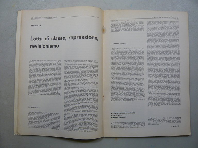 AVANGUARDIA OPERAIA.Per l’organizzazione comunista, 23-1972 | Immagine Gallery 3