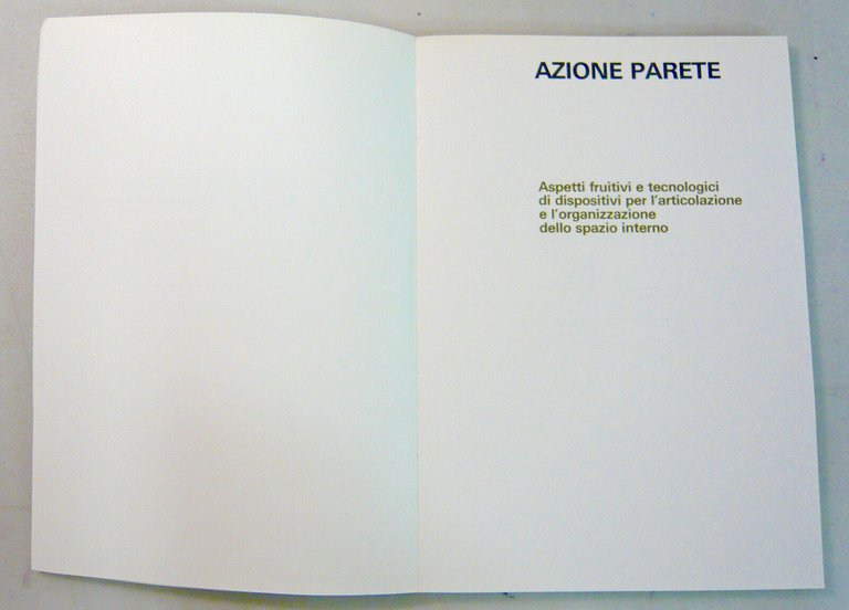 AZIONE PARETE.Aspetti fruitivi e tecnologici,'75 Ente Fiere Bologna[architettura