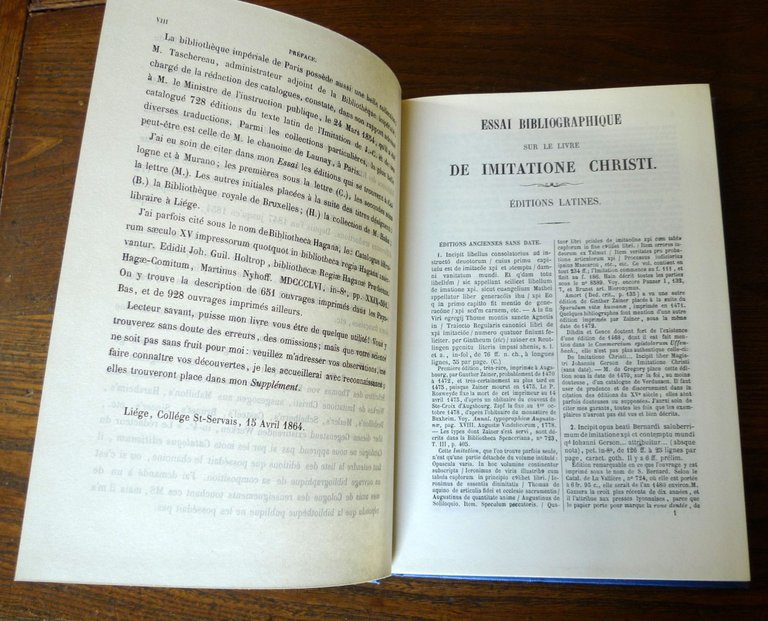 Backer,ESSAI BIBLIOGRAPHIQUE SUR LE LIVRE DE IMITATIONE CHRISTI,1966[anastatica