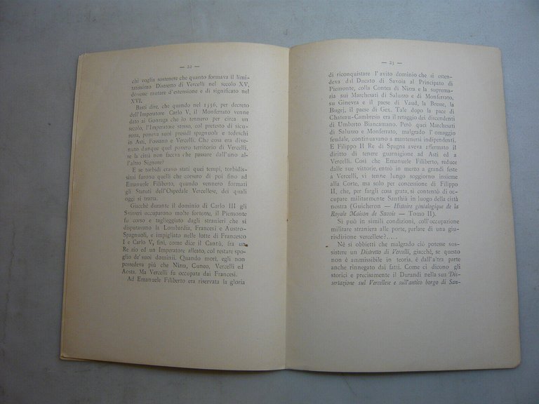 Baggiolini,IL DISTRETTO DI VERCELLI NEL 1564,Vercelli,1895