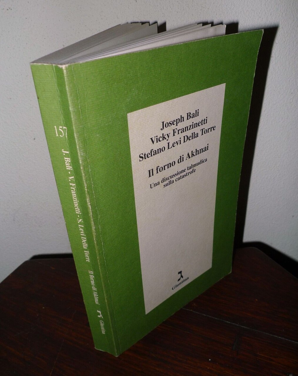 Bali,IL FORNO DI AKHNAI.UNA DISCUSSIONE TALMUDICA SULLA CATASTROFE,2010[ebraismo