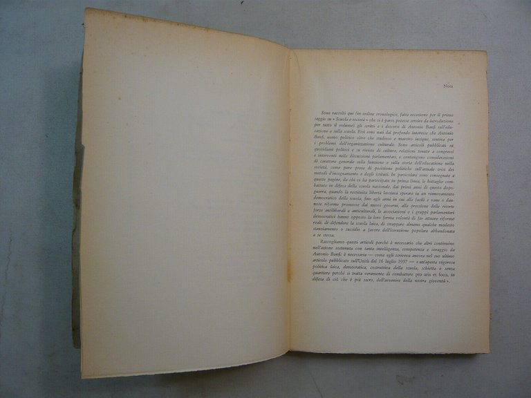 Banfi,SCUOLA E SOCIETA,Roma,1958