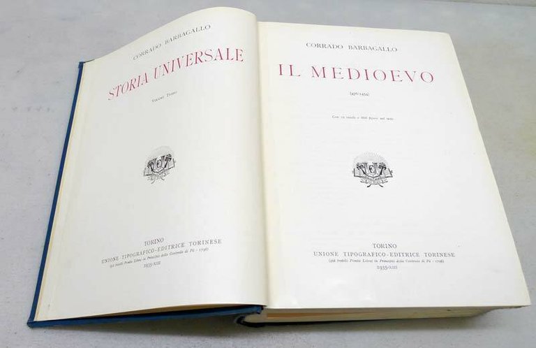Barbagallo,STORIA UNIVERSALE,UTET 1931-55,9 tomi[preistoria,Grecia,Roma,Medioevo