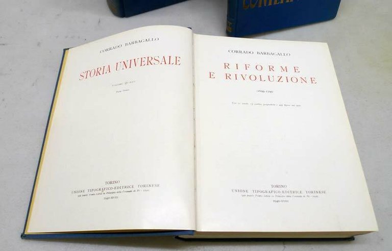 Barbagallo,STORIA UNIVERSALE,UTET 1931-55,9 tomi[preistoria,Grecia,Roma,Medioevo