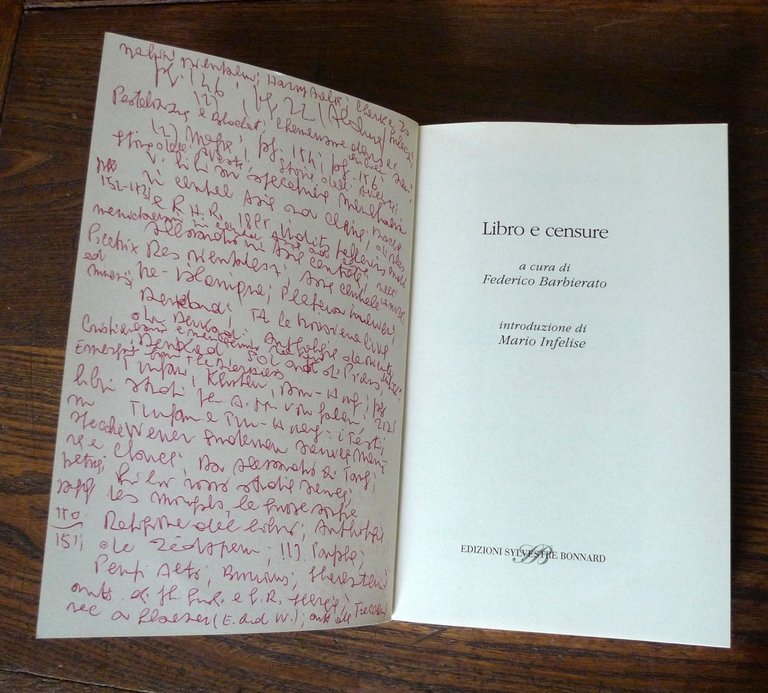 Barbierato,LIBRO E CENSURE,2002 Bonnard[bibliofilia,libri clandestini,erotici | Immagine Gallery 4