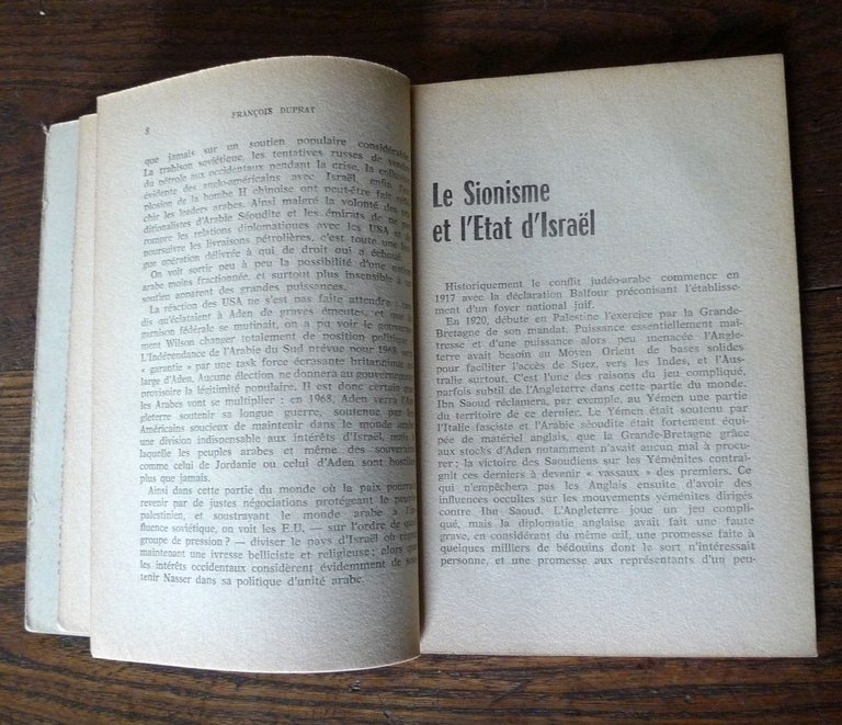 Bardeche/Duprat,L'AGRESSION ISRAELIENNE et ses consequences,1967[storia,Israele | Immagine Gallery 5