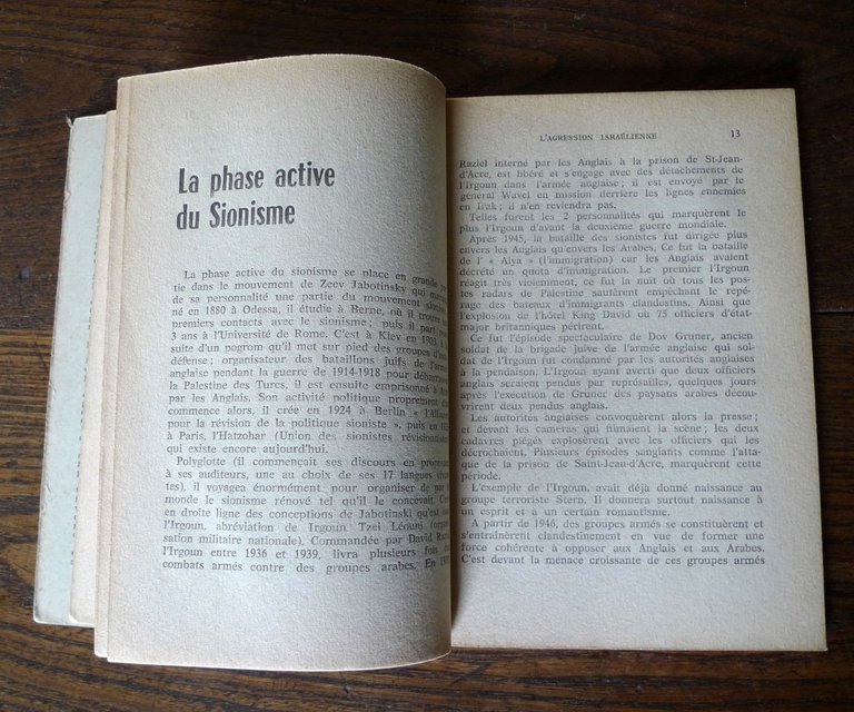 Bardeche/Duprat,L'AGRESSION ISRAELIENNE et ses consequences,1967[storia,Israele | Immagine Gallery 6