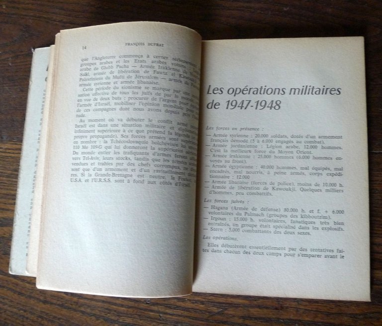 Bardeche/Duprat,L'AGRESSION ISRAELIENNE et ses consequences,1967[storia,Israele | Immagine Gallery 7