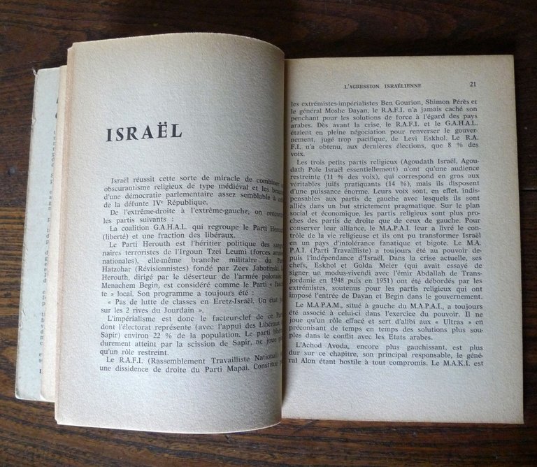 Bardeche/Duprat,L'AGRESSION ISRAELIENNE et ses consequences,1967[storia,Israele | Immagine Gallery 8